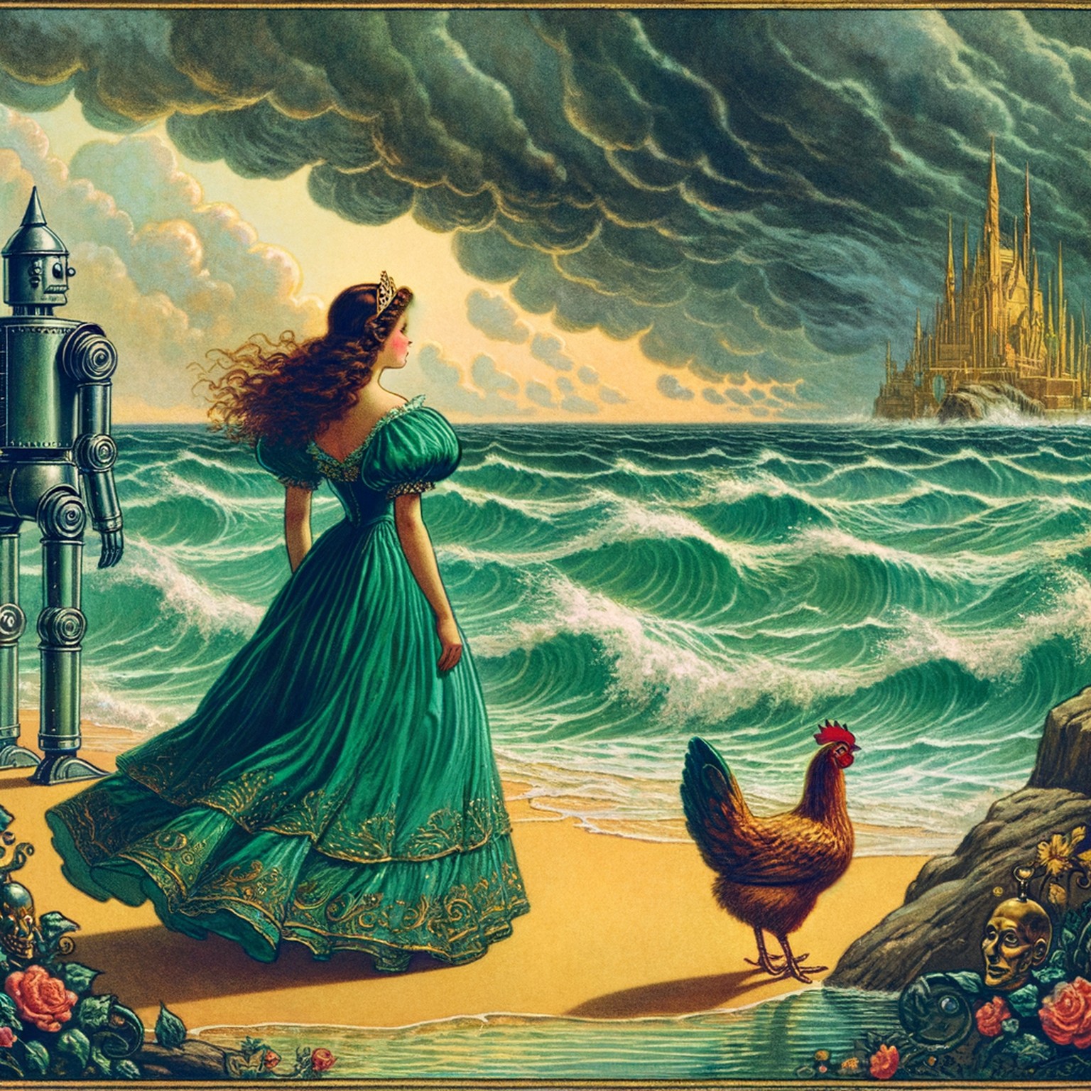 Ozma of Oz - The Hungry Tiger